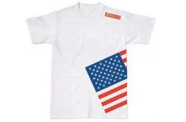Image of BlackHawk Men's Memory T-Shirt w/ Colored Flag, White, 2XL 90GT04WH-2XL