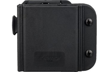 Image of Blade-Tech Revolution AR-15/M4 Double Mag Pouch, Rear, Small TMMS, Black, Left Hand AMMX0074AR15DBMMMRBLKLH