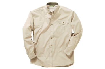 Image of Bob Allen 142K Right Hand, Long Sleeve Vent Back Shirt, SAND L
