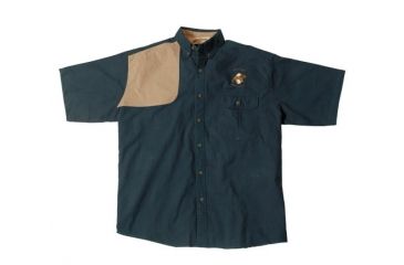 Image of Bob Allen HU126 High Prairie Short Sleeve Hunting Shirt, Green/Tan, 4XL - 14317 