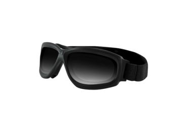 Image of Bobster Bravo Interchangeable Goggles, Blk Frame, Smoke,Clear &amp; Yellow Lenses BBRA101