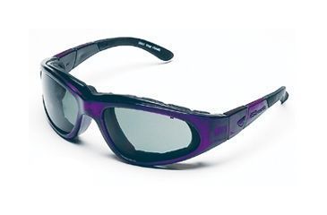 Image of Body Specs BSG-2 Goggles, Frame &amp; Lens Choices Purple Passion Frame / Grey Lens, w/ Clear and Light Rust Extra Lens Sets