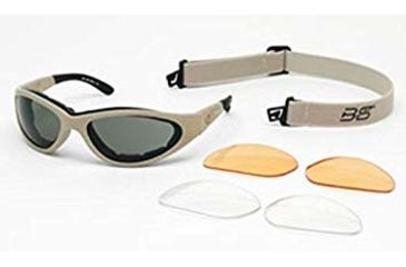 Image of Body Specs BSG Single Vision Prescription Sunglasses, Desert Sand Frame, BSG-DESERT SAND FRAME.13SV