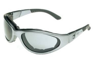 Image of Body Specs BSG Single Vision Prescription Sunglasses, Silver Frame, BSG-SLIVER FRAME.13SV
