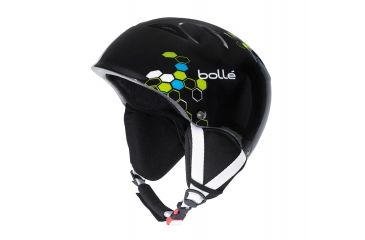 Image of Bolle B-Kid Helmet, Shiny Black Geo, 49-53cm 30675