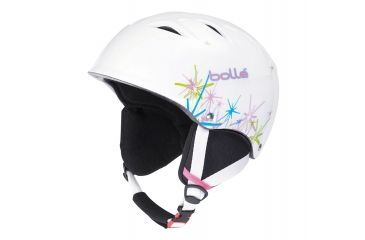 Image of Bolle B-Kid Helmet, Shiny White Stars, 53-57cm 30674