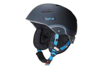 Image of Bolle B-Star Helmet, Soft Black and Blue, 54-58cm 30663