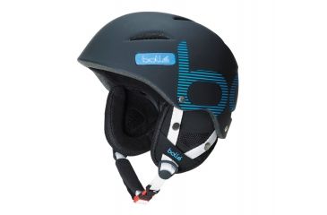 Image of Bolle B-Style Helmet, Soft Black and Blue, 54-58cm 30665