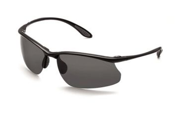 Image of Bolle Kicker Sun glasses, Shiny Black Frame, Polarized TNS Lens 11435
