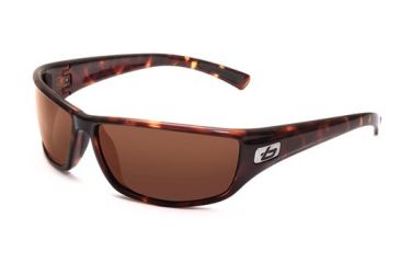 Image of Bolle Python Sunglasses, Dark Tortoise Frame, Polarized A-14 Lens, 11330