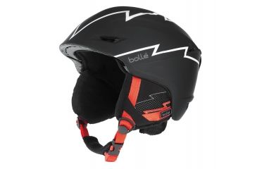 Image of Bolle Sharp Helmet, Soft Black and Red, 61-63cm 30649