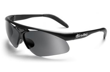 Image of Bolle Vigilante Sunglasses, Matte Black Frame, TNS Gun Lens, 0752201075, EDEMO1