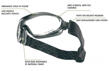 Image of Bolle X900 Tactical Goggles