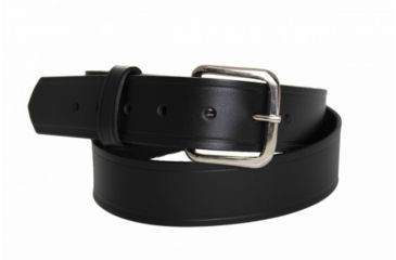 Image of Boston Leather 1 1/2 Off Duty Belt American Value Line, Black - 6606-1-32-GLD