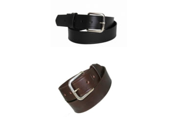 Image of Boston Leather 1 1/2 Off Duty Belt American Value Line - Mens, Black, Cordovan
