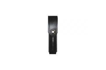 Image of Boston Leather Strion Holder With Flap-bw Black - 5573LD-1-BLK