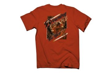 Image of Browning Mens Hidden S/S Tee, Texas Orange, S BRD010066.330900.S