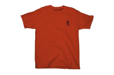 Image of Browning Mens Hidden S/S Tee, Texas Orange, S BRD010066.330900.S