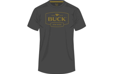 Image of Buck Knives Logo T-Shirt Gray 3XL, BU14337