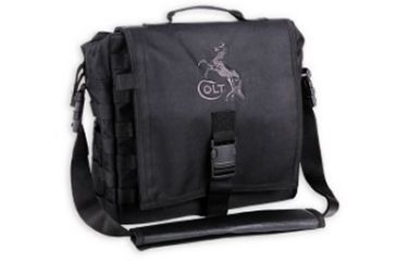 Image of Bulldog Cases &amp; Vaults Colt Tactical Notebook Case w/ Tri-Double Mag Pouch, Black CLT-56
