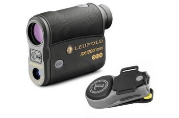 Image of Leupold RX-1200i TBR/W with DNA Laser Rangefinder Black/Gray OLED Selectable 170638 w/ QuickDraw Holster Tether System 170638-KIT1