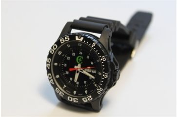 Image of Cammenga Traser P6600 Tritium Military Watch w/Silicone Wrist Band,Black CAM6600 Silicone
