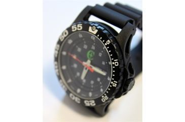Image of Cammenga Traser P6600 Tritium Military Watch w/Silicone Wrist Band,Black CAM6600 Silicone