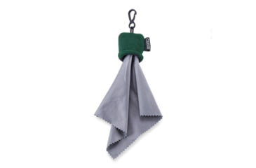 Image of Carson Stuff-It Lens Cleaner, Cloth &amp; Pouch, Green, 1.7 x 1.1 x 1.8 in, SN-40GR