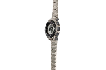Image of Casio Outdoor Casio Pro Trek Solar Watch Triple Sensor Watching Featuring an Altimeter, Barometer, Digital Compass, Thermometer and 100M WR Titanium Band - Mens, Silver, One Size, PRG340T-7
