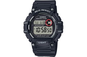 Image of Casio Outdoor Digital MUD Resistant Resin Watch - Men's, Black, One Size, TRT-110H-1AVCF