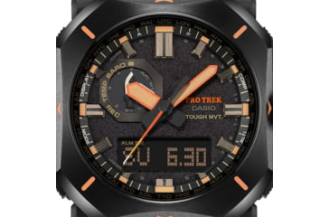 Image of Casio Outdoor Pro Trek Solar Powered Triple Sensor Word Time Watches w/Biomas Plastic Case and Strap - Mens, Brown, One Size, PRW-6900YL-5