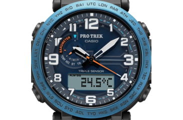 Image of Casio PRO TREK Tough Solar Triple Sensor Watch - Mens, Blue, PRG601YB-2