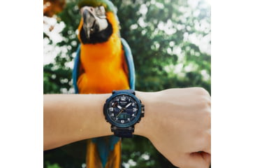 Image of Casio PRO TREK Tough Solar Triple Sensor Watch - Mens, Blue, PRG601YB-2