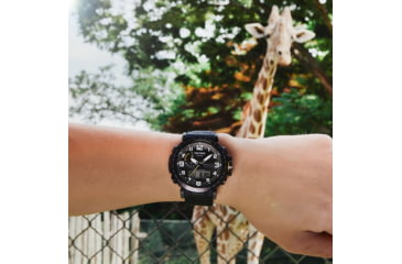 Image of Casio PRO TREK Tough Solar Triple Sensor Watch - Mens, Green, PRG601YB-3