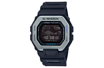 Image of Casio Tactical G-Shock G-Glide Step Tracker Tide Watch, Black, One Size, GBX-100-1CR