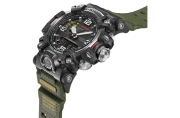 Image of Casio Tactical G-Shock Mudmaster Master of G Watches, Black Resin/Stainless Steel, GWG2000-1A3