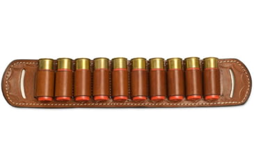 Image of Cebeci Arms Holster Leather Shot Shell Slide Open Bottom 10 Shells, Tan 41129