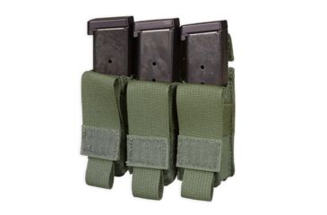 Image of Chase Tactical Triple Pistol Mag Pouch, Ranger Green, One Size, NSN NONE, CT-20PMP3-RG