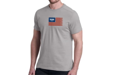 Image of Christensen Arms Barrel Flag SS Tee - Mens, Ash Gray, XL, 730-CA073-40-00-101-05