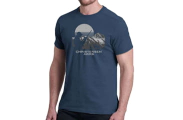 Image of Christensen Arms Hunter Silhouette SS Tee - Mens, Deep Navy, M, 730-CA070-40-00-404-03