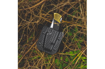 Image of Clip &amp; Carry Kydex Sheath for the Buck 110/112 Folding Knife, Carbon Fiber Black, BUCK110-112-CF-BLK