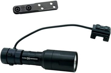 Image of Cloud Defensive 3.0 High Output REIN Micro light, 95,000 Candela, Duel-Fuel, Inline MLOK mount, Black, CD2311-C-BLK