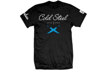 Image of Cold Steel Cross Guard Black Tee, Black, Small, CS-TJ1