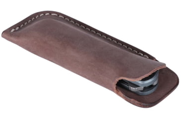 Image of CRKT Folding Knife Leather Pocket Sheath, Brown, D7071