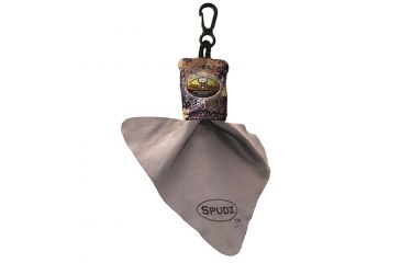 Image of Crooked Horn Outfitters Spudz Lens Cloth, Grey SP-118