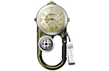 Image of Dakota Watches Angler II Clip Watch, Moss Green 5000062
