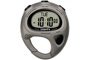 Image of Dakota Watches Digital Compass Clip, Titanium Color Finish 4070-7