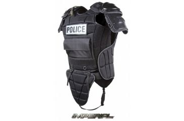 Image of Damascus Protective Gear DCP4000 Elite Upper Body and Shoulder Protection System, Medium-Large, Black, Black, Medium-Large DCP4000MEDLG