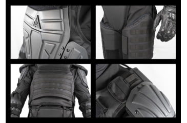 Image of Damascus Protective Gear Phenom6 PX6 Tactical Riot Suit, Black, 2XL/3XL, PX6 -2XL/3XL