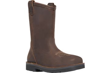 Image of Danner Bull Run Wellington 11in Square Toe ST Boots - Mens, Brown, 12EE 15583-12EE